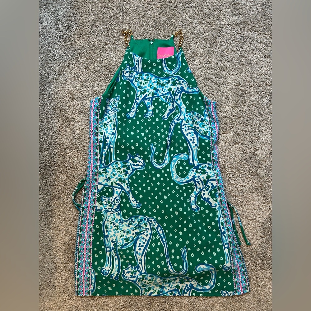 🦄 HTF Lilly Pulitzer Pearl Romper in On the Prowl Size 8 🦄